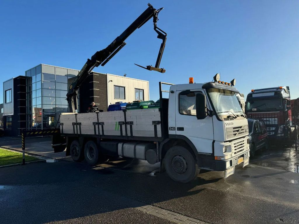 Volvo FM 12.340 6X2 - EURO 3 + PALFINGER PK15002 + LIF - Sunkvežimis su kranu, Platforminis/ Bortinis sunkvežimis: foto 1 Volvo FM 12.340 6X2 - EURO 3 + PALFINGER PK15002 + LIF - Sunkvežimis su kranu, Platforminis/ Bortinis sunkvežimis: foto 1
