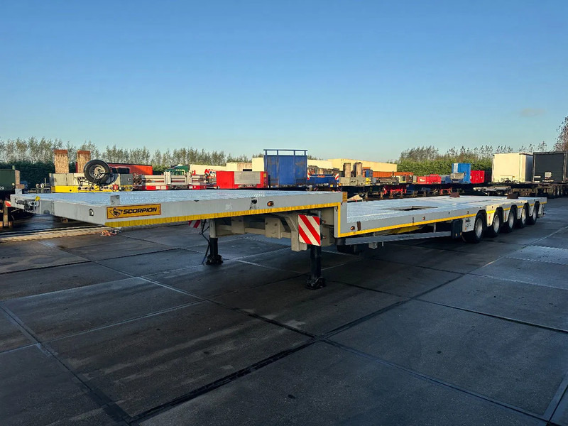 Scorpion NEW 5 AXLE 78 TON - Žemo profilio platforma puspriekabė: foto 1 Scorpion NEW 5 AXLE 78 TON - Žemo profilio platforma puspriekabė: foto 1