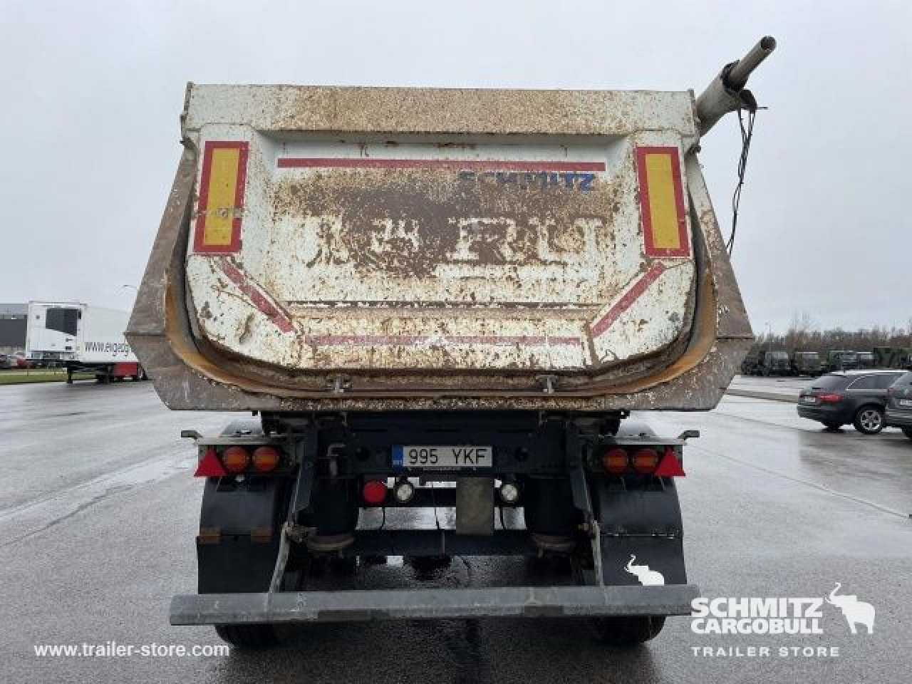 SCHMITZ Tipper Steel half pipe body 24m³ - Savivartis puspriekabė: foto 4 SCHMITZ Tipper Steel half pipe body 24m³ - Savivartis puspriekabė: foto 4