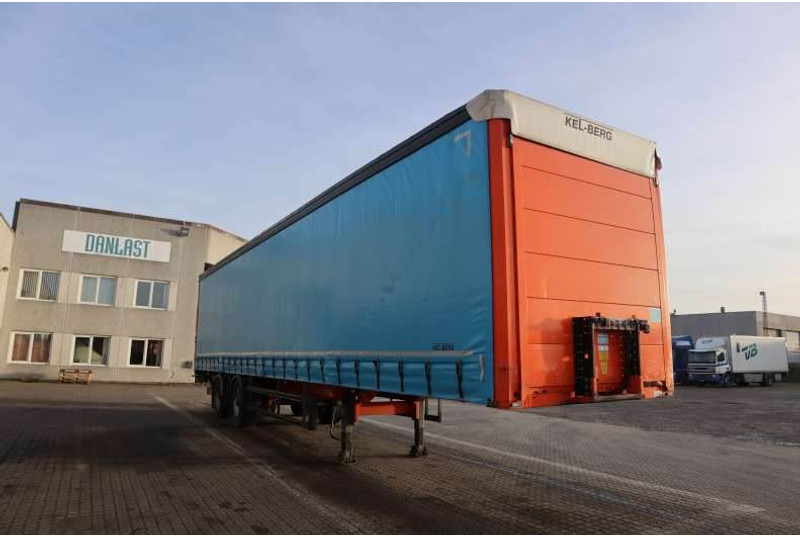 KEL-BERG 2-axle City Curtainsider/Planenauflieger/Gardintr. - Puspriekabė: foto 2 KEL-BERG 2-axle City Curtainsider/Planenauflieger/Gardintr. - Puspriekabė: foto 2