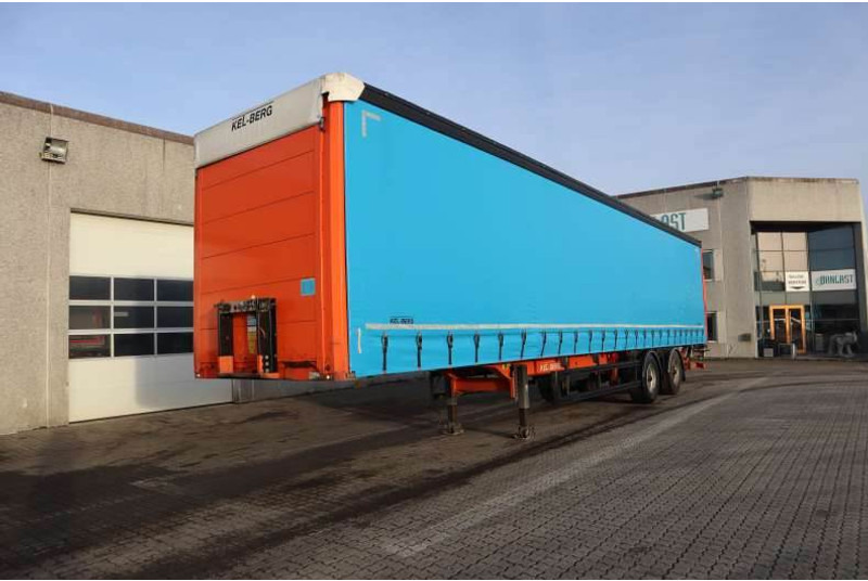 KEL-BERG 2-axle City Curtainsider/Planenauflieger/Gardintr. - Puspriekabė: foto 1 KEL-BERG 2-axle City Curtainsider/Planenauflieger/Gardintr. - Puspriekabė: foto 1