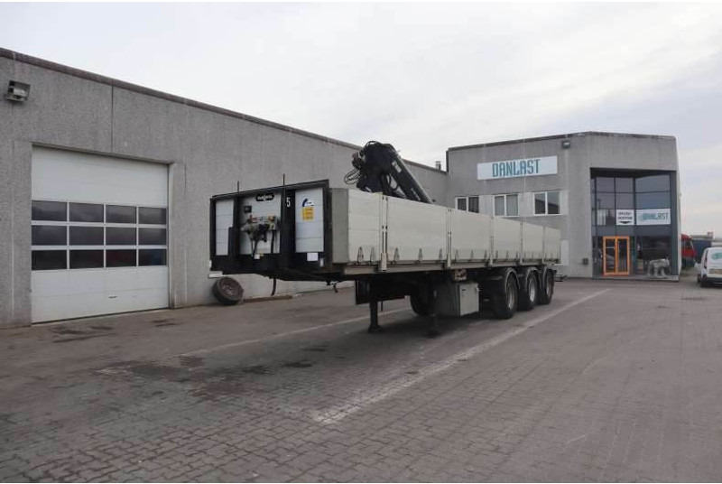 Van Hool Cranetrailer/Krantrailer/Kranauflieger - Platforminė/ Bortinė puspriekabė: foto 1 Van Hool Cranetrailer/Krantrailer/Kranauflieger - Platforminė/ Bortinė puspriekabė: foto 1
