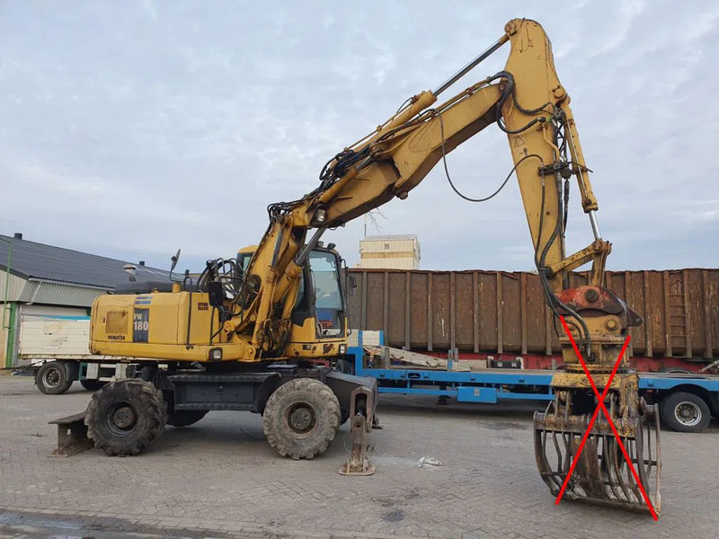 Komatsu PW180-7K - Ratinis ekskavatorius: foto 2 Komatsu PW180-7K - Ratinis ekskavatorius: foto 2