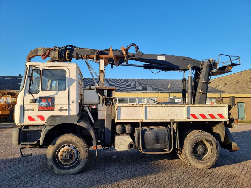 Sunkvežimis su kranu MAN 19.343 WaterDrill - Drill - Grounddrill - Boor: foto 12