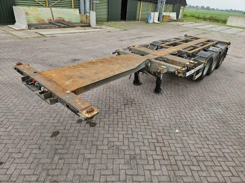 Pacton MFCC Multi - Lifting axle - 2x20FT / 40FTHC / 45FTHC - Konteineris-vežimus/ Sukeisti kūną puspriekabė: foto 1 Pacton MFCC Multi - Lifting axle - 2x20FT / 40FTHC / 45FTHC - Konteineris-vežimus/ Sukeisti kūną puspriekabė: foto 1