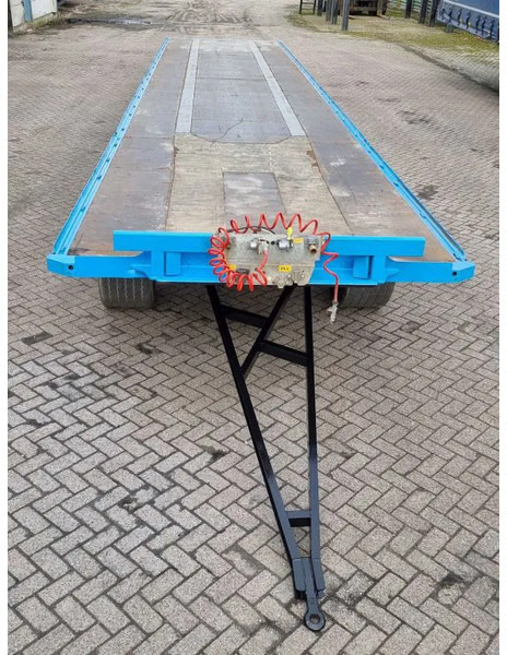 Van Hool 13.60 M LONG - 1 M HIGH - SUPER SINGLE TIRES - DRUM BRAKES - Platforminė/ Bortinė priekaba: foto 2 Van Hool 13.60 M LONG - 1 M HIGH - SUPER SINGLE TIRES - DRUM BRAKES - Platforminė/ Bortinė priekaba: foto 2
