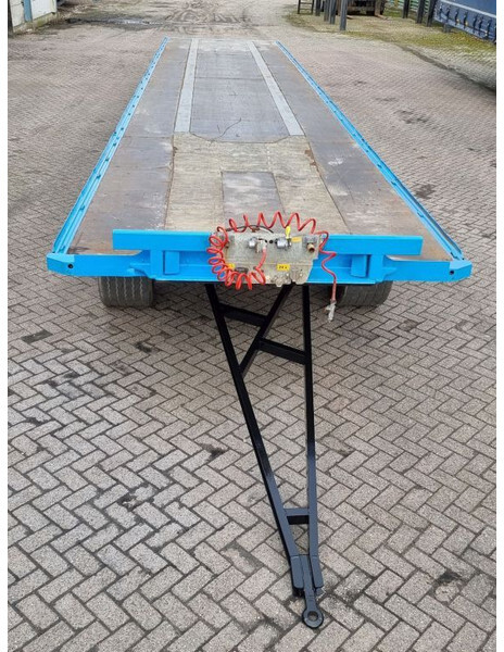Van Hool 13.60 M LONG - 1 M HIGH - SUPER SINGLE TIRES - DRUM BRAKES - Platforminė/ Bortinė priekaba: foto 2 Van Hool 13.60 M LONG - 1 M HIGH - SUPER SINGLE TIRES - DRUM BRAKES - Platforminė/ Bortinė priekaba: foto 2