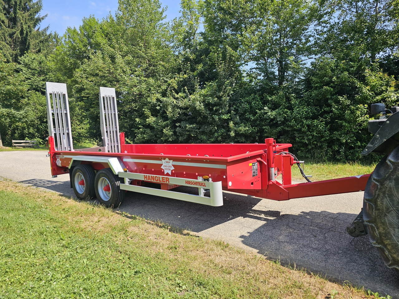 Fliegl TTS-H 100 / Hangler TPS 2 - Žemo profilio platforma priekaba: foto 3 Fliegl TTS-H 100 / Hangler TPS 2 - Žemo profilio platforma priekaba: foto 3