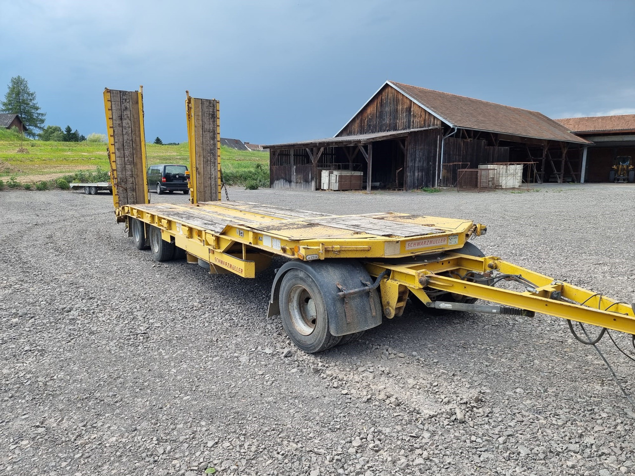 SCHWARZMÜLLER TÜ 30/100 - Žemo profilio platforma priekaba: foto 4 SCHWARZMÜLLER TÜ 30/100 - Žemo profilio platforma priekaba: foto 4