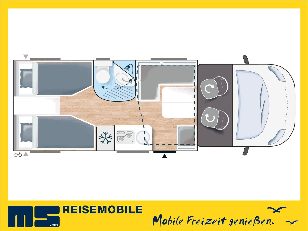Chausson 627 GA TITANIUM / 170PS / EINZELBETTEN & HUBBETT - Pusiau integruotas kemperis: foto 2 Chausson 627 GA TITANIUM / 170PS / EINZELBETTEN & HUBBETT - Pusiau integruotas kemperis: foto 2