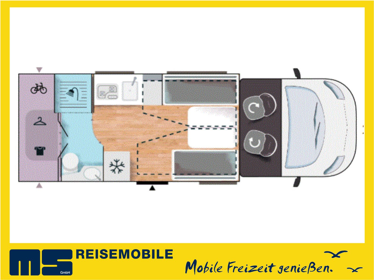 Chausson 630 TITANIUM / - 2026 - / EINZEL.- HUBBETTEN - Pusiau integruotas kemperis: foto 2 Chausson 630 TITANIUM / - 2026 - / EINZEL.- HUBBETTEN - Pusiau integruotas kemperis: foto 2