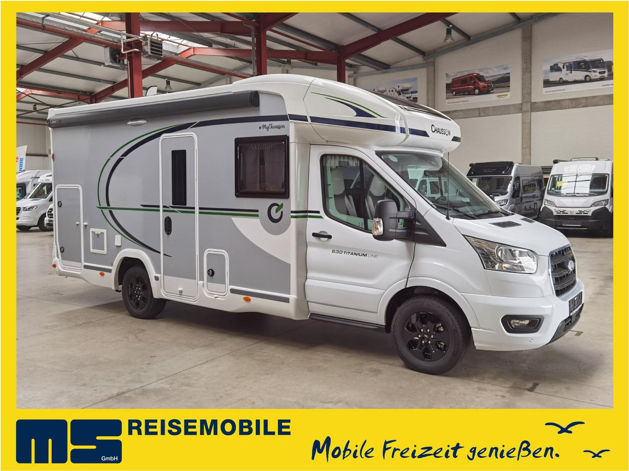 Chausson 630 TITANIUM / - 2026 - / EINZEL.- HUBBETTEN - Pusiau integruotas kemperis: foto 1 Chausson 630 TITANIUM / - 2026 - / EINZEL.- HUBBETTEN - Pusiau integruotas kemperis: foto 1