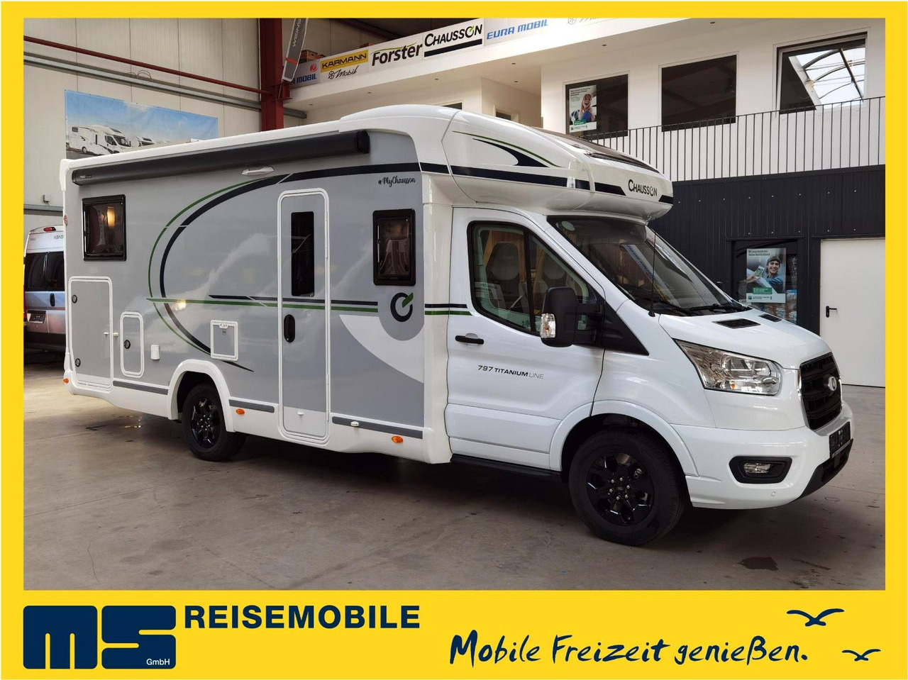 Chausson 797 TITANIUM / - 2026 - / 165PS - 8G. AUTOMATIK - Pusiau integruotas kemperis: foto 1 Chausson 797 TITANIUM / - 2026 - / 165PS - 8G. AUTOMATIK - Pusiau integruotas kemperis: foto 1