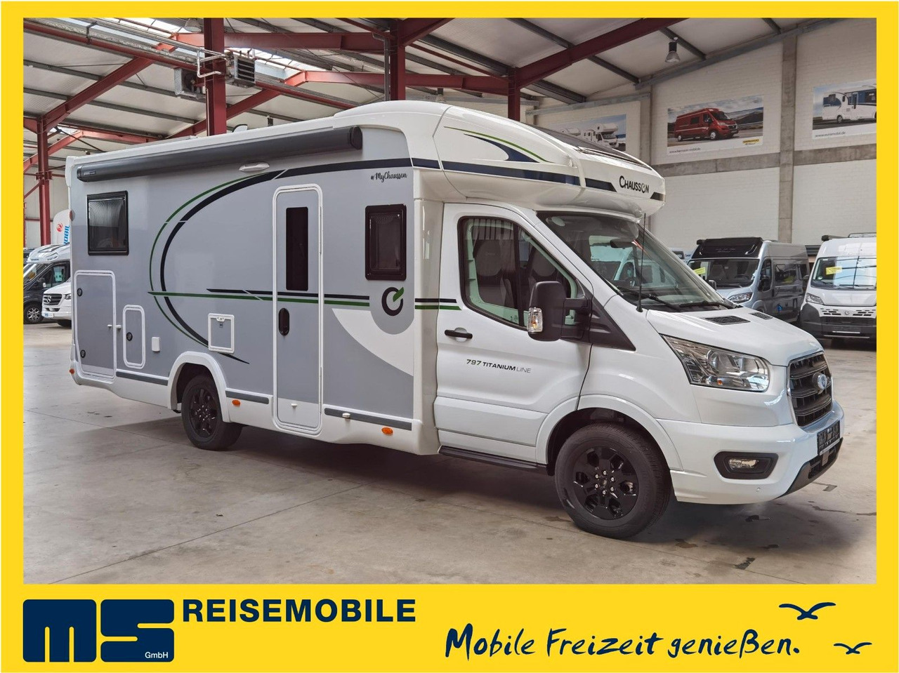 Chausson 797 TITANIUM / - 2026 - / EINZELBETTEN & HUBBETT - Pusiau integruotas kemperis: foto 1 Chausson 797 TITANIUM / - 2026 - / EINZELBETTEN & HUBBETT - Pusiau integruotas kemperis: foto 1