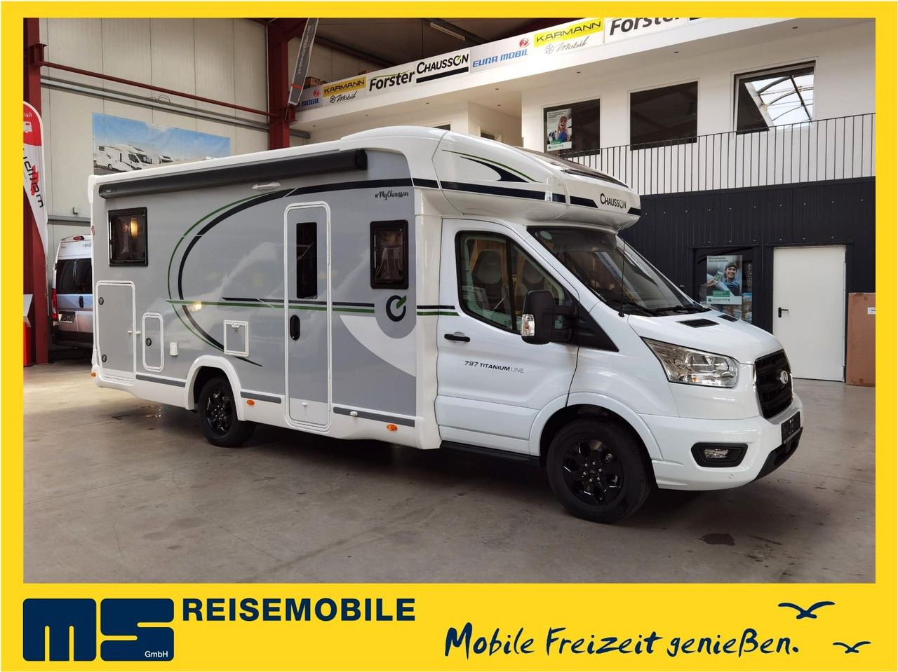 Chausson 797 TITANIUM / - 2026 - / EINZELBETTEN & HUBBETT - Pusiau integruotas kemperis: foto 1 Chausson 797 TITANIUM / - 2026 - / EINZELBETTEN & HUBBETT - Pusiau integruotas kemperis: foto 1