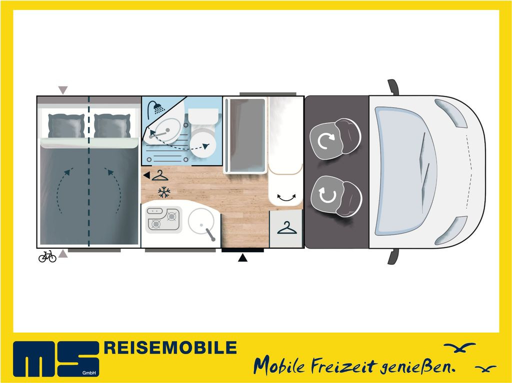 Chausson S 514 SPORT LINE / - MODELL 2025 - / 165PS-8G - Pusiau integruotas kemperis: foto 2 Chausson S 514 SPORT LINE / - MODELL 2025 - / 165PS-8G - Pusiau integruotas kemperis: foto 2