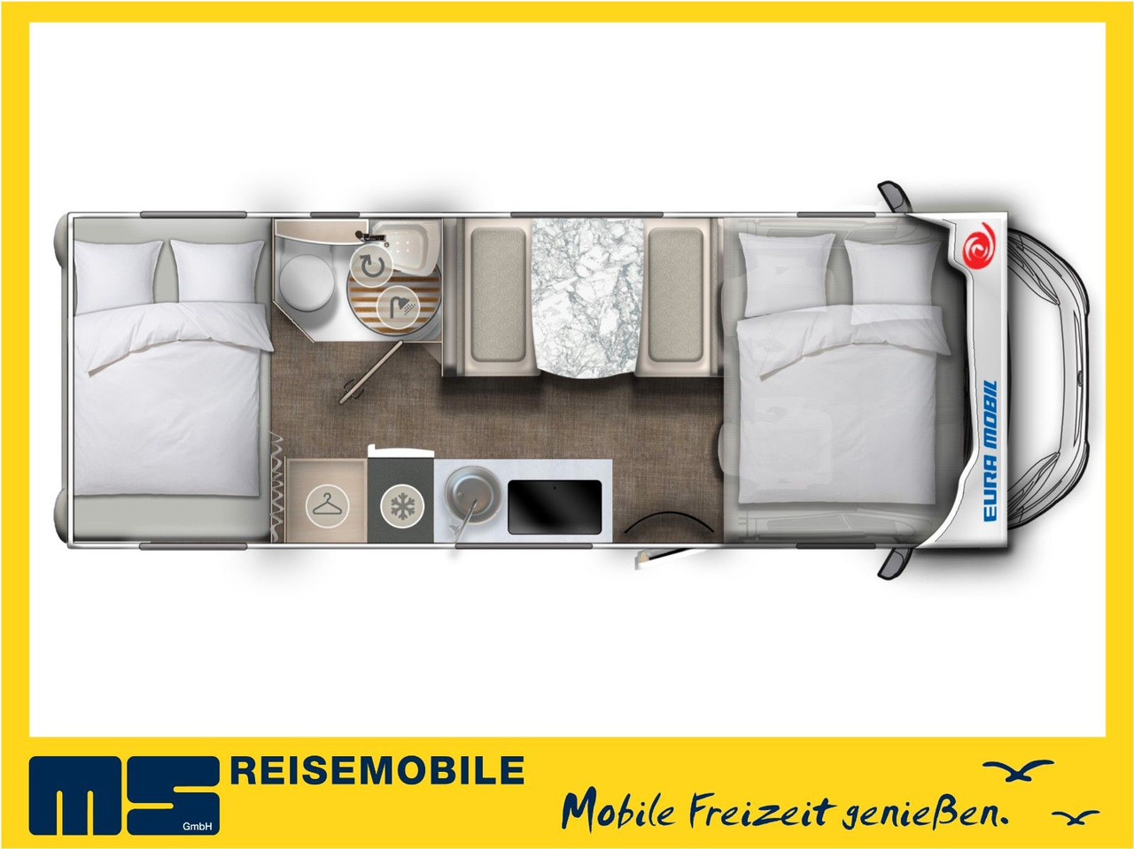 Eura Mobil ACTIVA ONE 690 HB / 180PS-40H MAXI/ PANORAMADACH - Alkovenas: foto 2 Eura Mobil ACTIVA ONE 690 HB / 180PS-40H MAXI/ PANORAMADACH - Alkovenas: foto 2