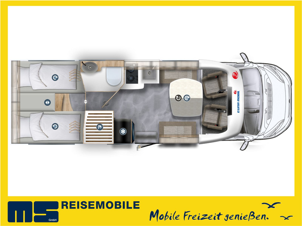 Eura Mobil PROFILA T 720 EF /MOD. 2026/ 180PS-8G.AUTOMATIK - Pusiau integruotas kemperis: foto 1 Eura Mobil PROFILA T 720 EF /MOD. 2026/ 180PS-8G.AUTOMATIK - Pusiau integruotas kemperis: foto 1