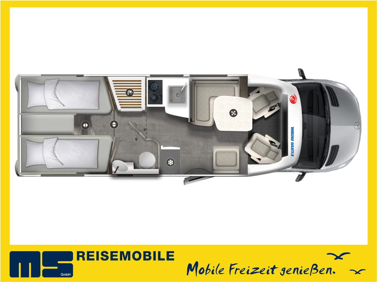 Eura Mobil PROFILA T 726 EB - MODELL 2025 -MONDIAL PLUS & S - Pusiau integruotas kemperis: foto 2 Eura Mobil PROFILA T 726 EB - MODELL 2025 -MONDIAL PLUS & S - Pusiau integruotas kemperis: foto 2