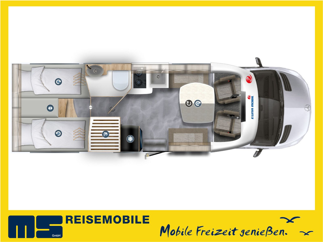 Eura Mobil PROFILA T 726 EF -MOD. 2025 -MONDIAL PLUS & S-P. - Pusiau integruotas kemperis: foto 2 Eura Mobil PROFILA T 726 EF -MOD. 2025 -MONDIAL PLUS & S-P. - Pusiau integruotas kemperis: foto 2