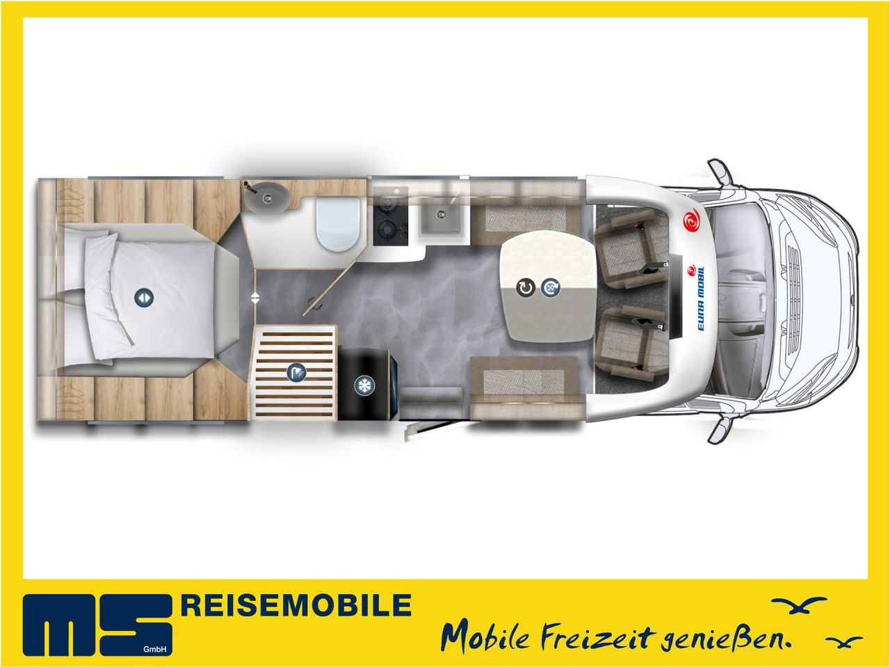 Eura Mobil PROFILA T 726 QF FREESTYLE / SONDERMODELL 2026 - Pusiau integruotas kemperis: foto 2 Eura Mobil PROFILA T 726 QF FREESTYLE / SONDERMODELL 2026 - Pusiau integruotas kemperis: foto 2