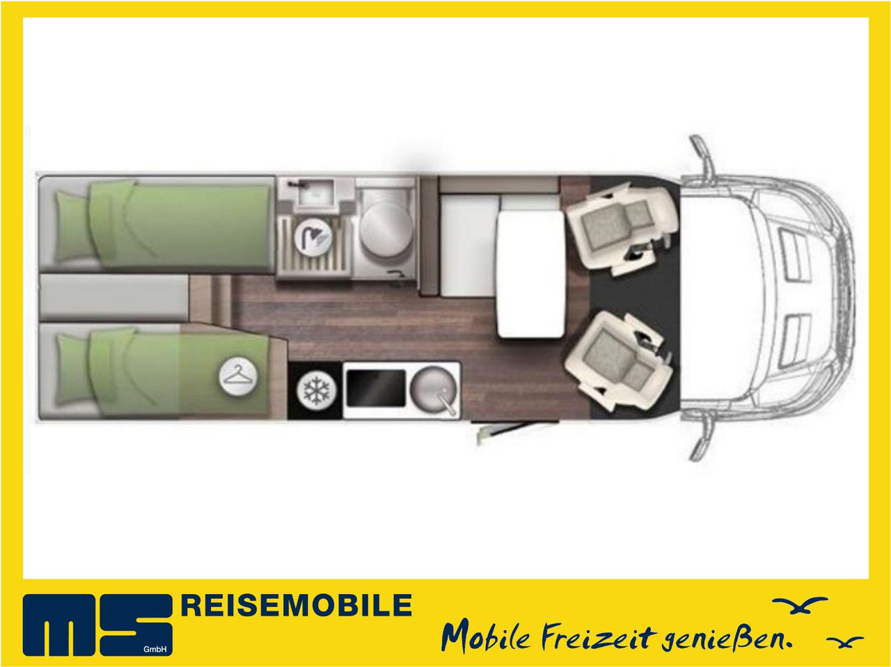 Forster T 669 EBN COUPÈ / -2025-/165PS-DSG/ EINZELBETTEN - Pusiau integruotas kemperis: foto 2 Forster T 669 EBN COUPÈ / -2025-/165PS-DSG/ EINZELBETTEN - Pusiau integruotas kemperis: foto 2