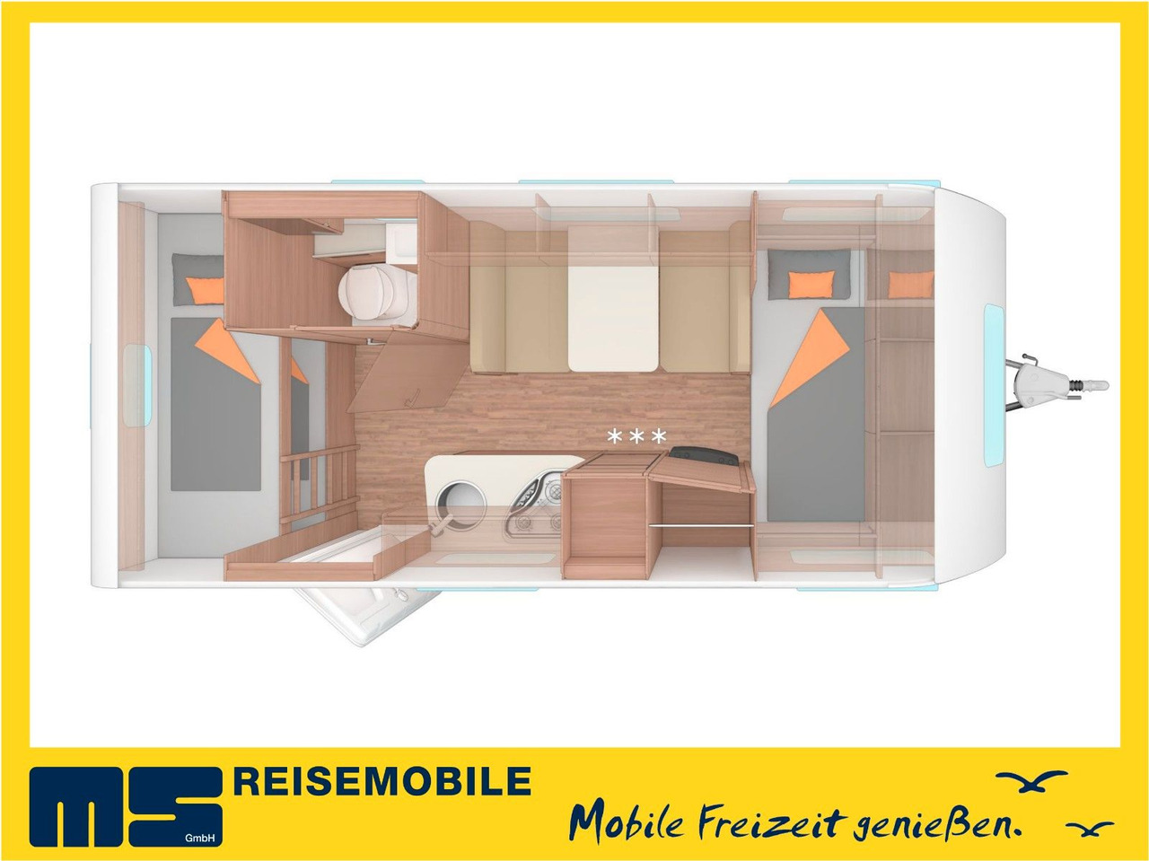 Weinsberg CARAONE 480 QDK /- 2026- / 1500KG / ETAGENBETTEN - Prikabinamas namelis: foto 2 Weinsberg CARAONE 480 QDK /- 2026- / 1500KG / ETAGENBETTEN - Prikabinamas namelis: foto 2