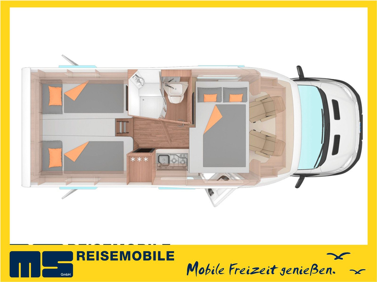 Weinsberg CARASUITE 650 MEG /155PS /EINZELBETTEN & HUBBETT - Pusiau integruotas kemperis: foto 2 Weinsberg CARASUITE 650 MEG /155PS /EINZELBETTEN & HUBBETT - Pusiau integruotas kemperis: foto 2