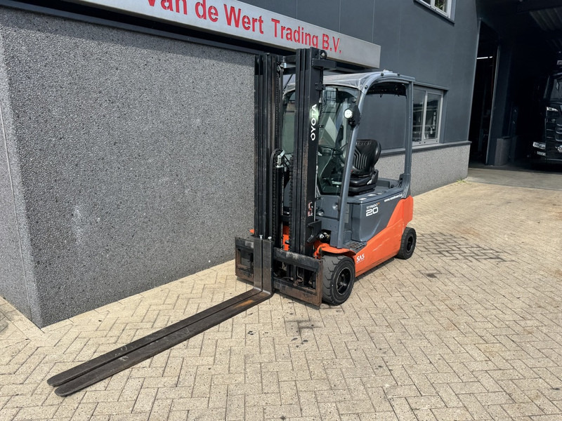 Toyota 8FBM20T Triplo 470 Freelift / Sideshift Elektrisch 2017 6535Hours - Elektrinis krautuvas: foto 3 Toyota 8FBM20T Triplo 470 Freelift / Sideshift Elektrisch 2017 6535Hours - Elektrinis krautuvas: foto 3