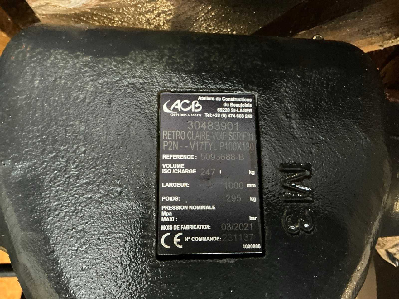 ACB - 2021 - SCREENING BUCKET 1000MM 247L B75W B95W - Ratinis krautuvas: foto 5 ACB - 2021 - SCREENING BUCKET 1000MM 247L B75W B95W - Ratinis krautuvas: foto 5