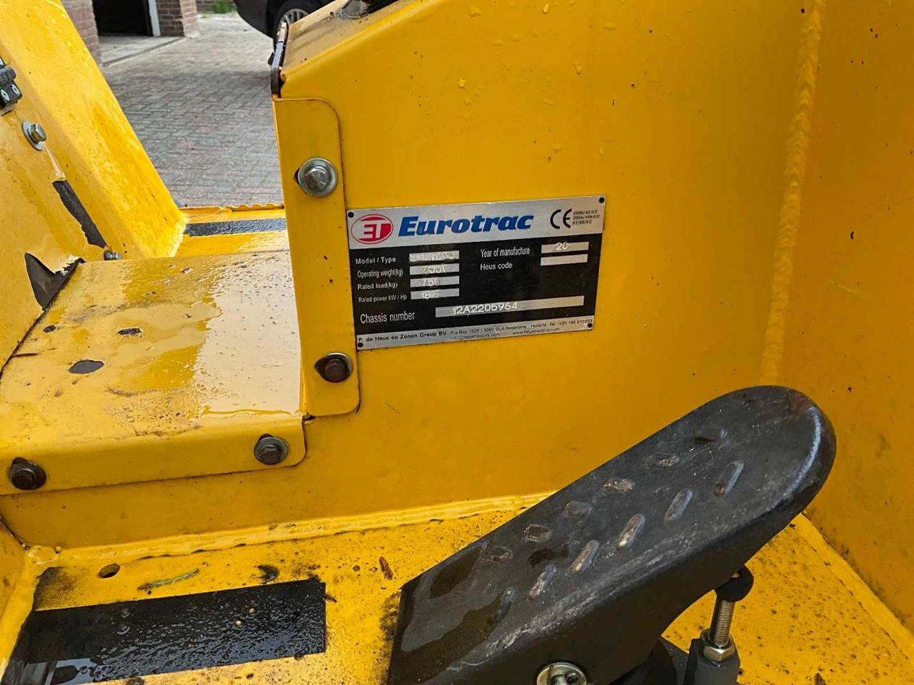 Ratinis krautuvas Eurotrac 2020 EUROTRAC W12S SHOVEL: foto 17