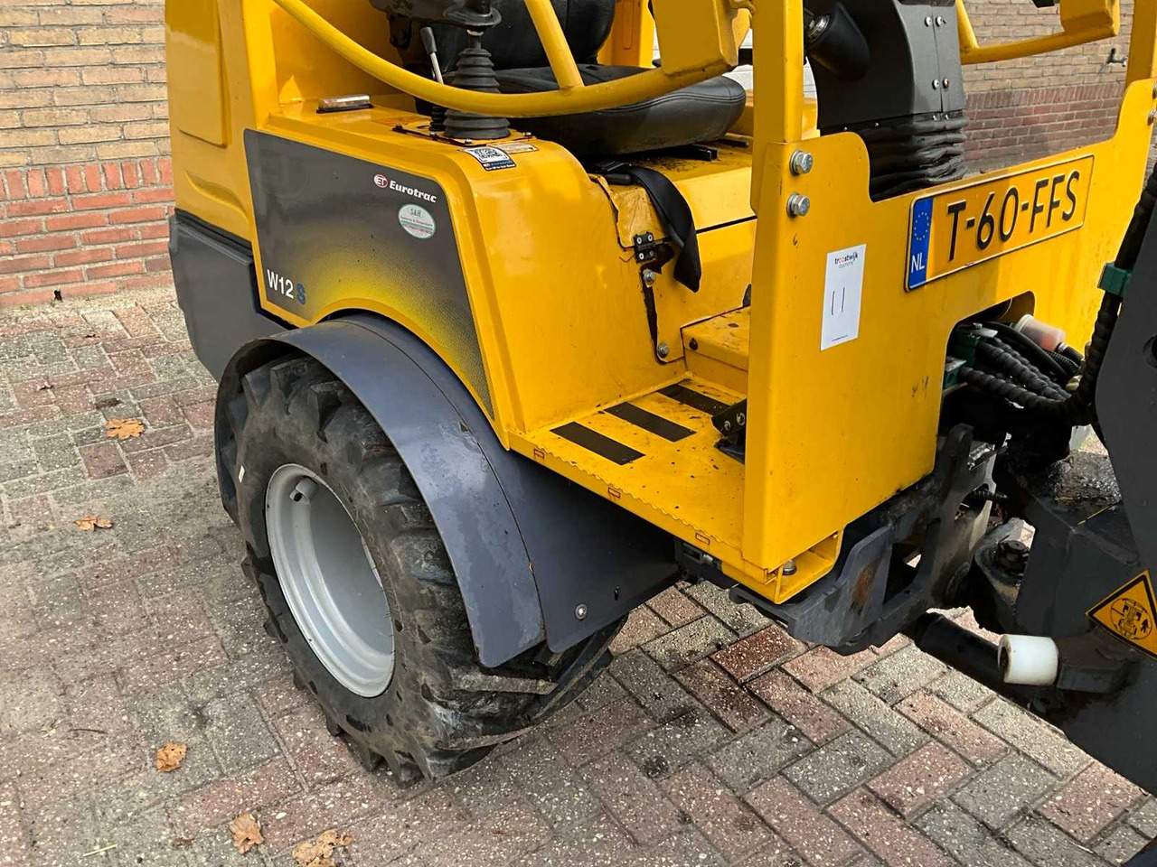 Ratinis krautuvas Eurotrac 2020 EUROTRAC W12S SHOVEL: foto 15