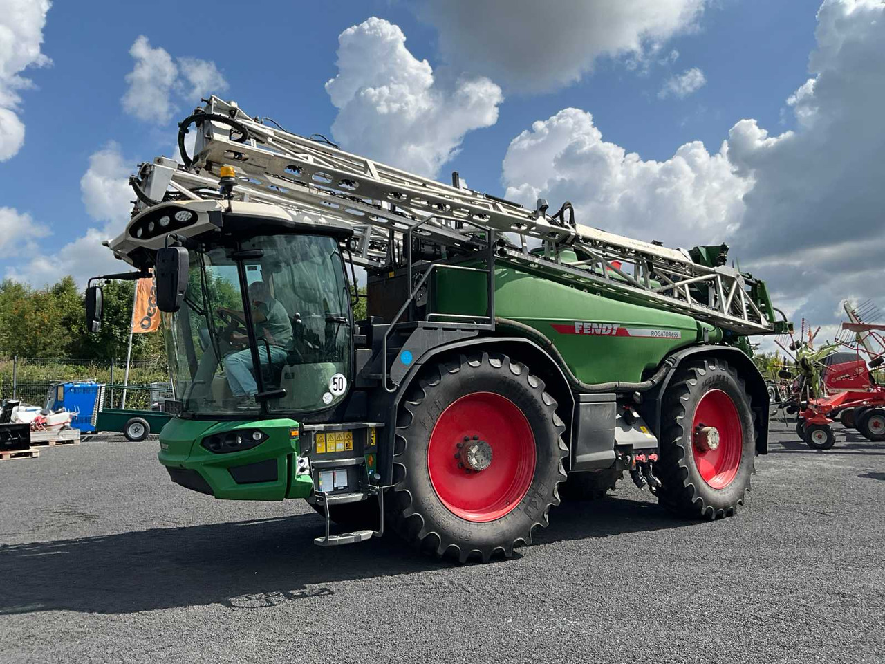 Fendt Rogator 655 - Purkštuvas: foto 1 Fendt Rogator 655 - Purkštuvas: foto 1