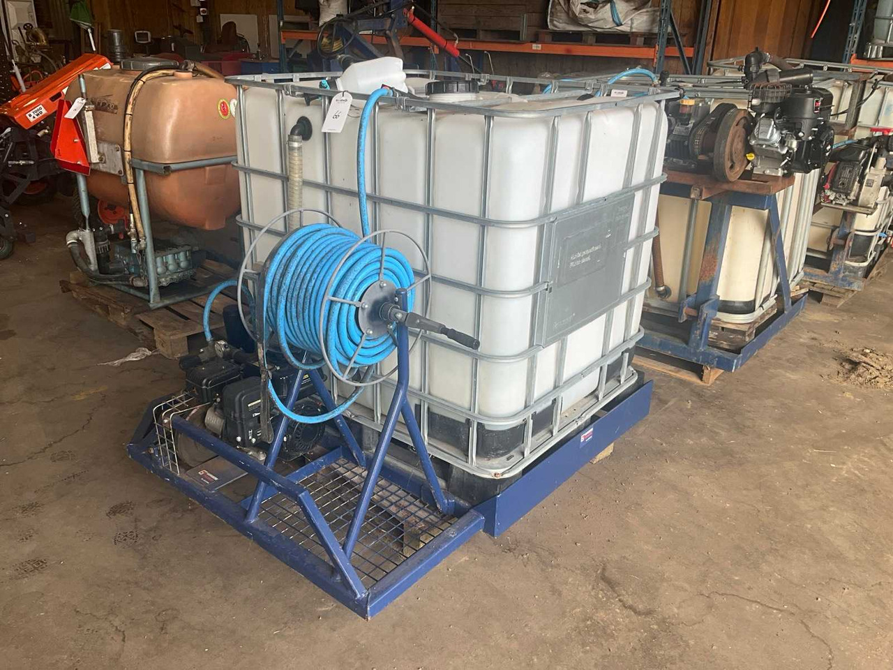 IBC mounted motor barrel sprayer (2x) - Purkštuvas: foto 2 IBC mounted motor barrel sprayer (2x) - Purkštuvas: foto 2