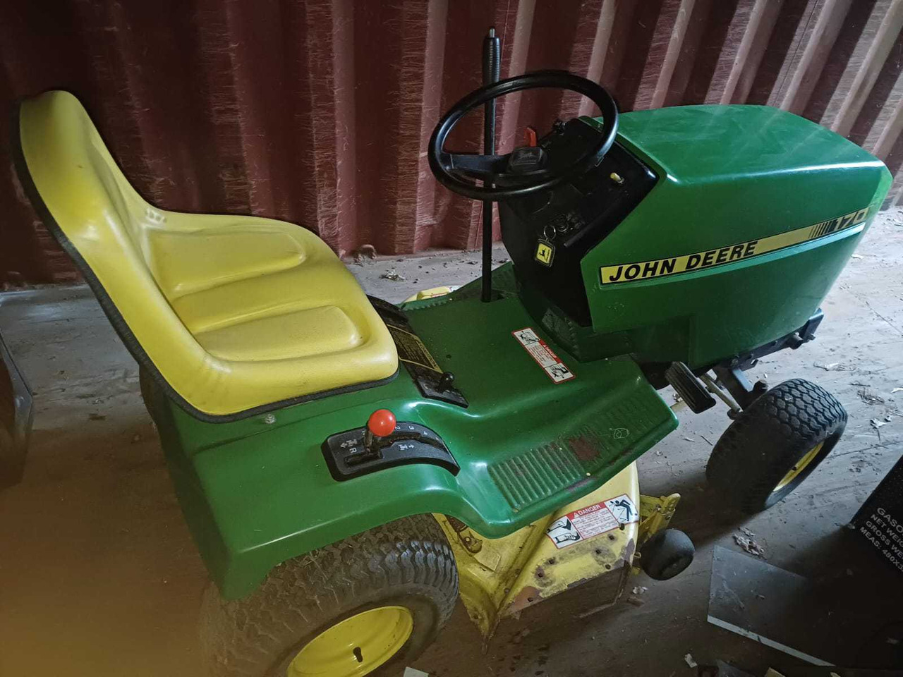 John Deere 170 - Vejapjovė: foto 3 John Deere 170 - Vejapjovė: foto 3