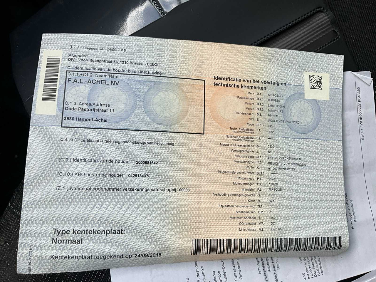 Komercinis automobilis 2018 MERCEDES SPRINTER LIGHT TRUCK: foto 13