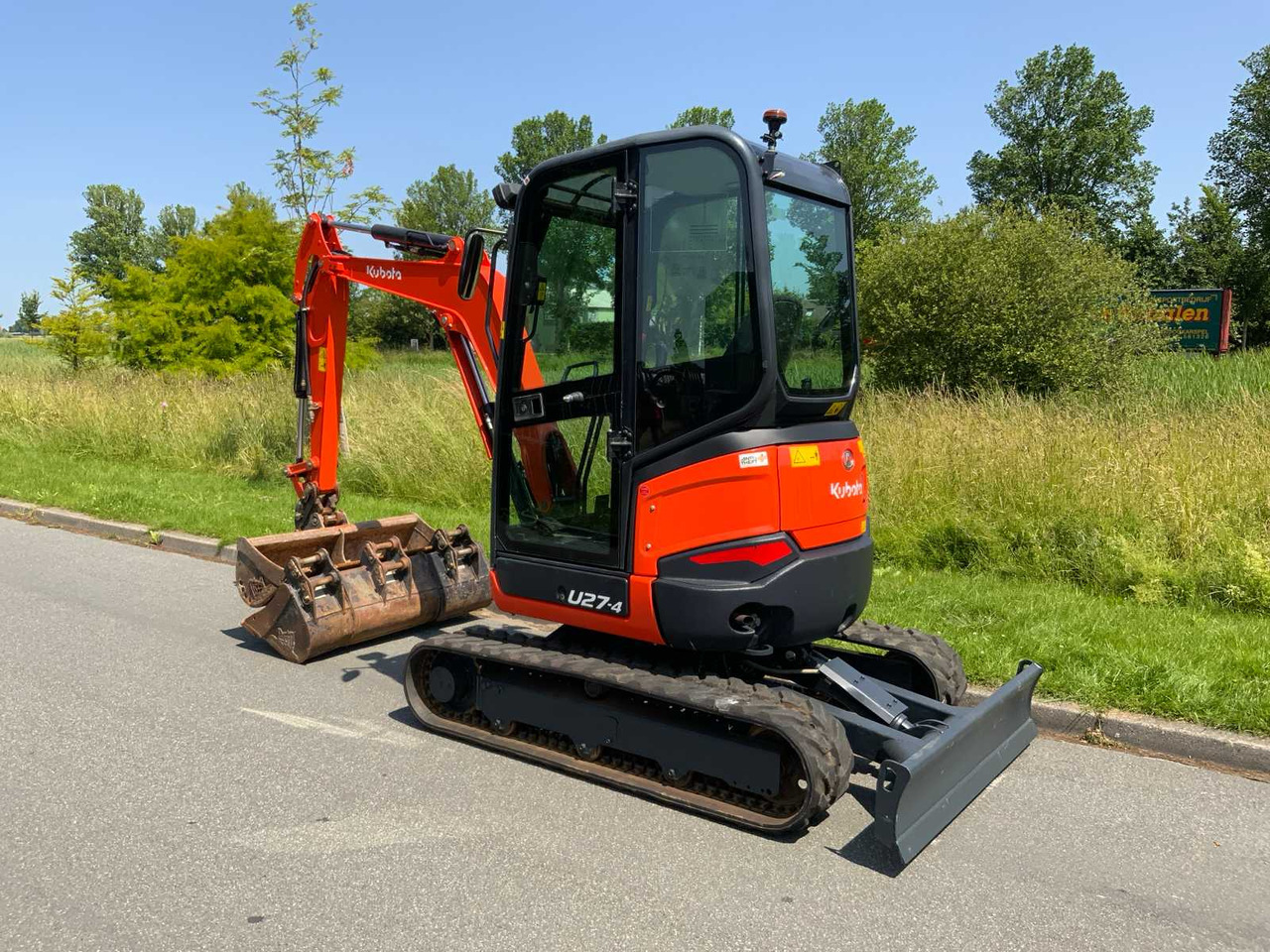 Mini ekskavatorius Kubota U27-4: foto 8