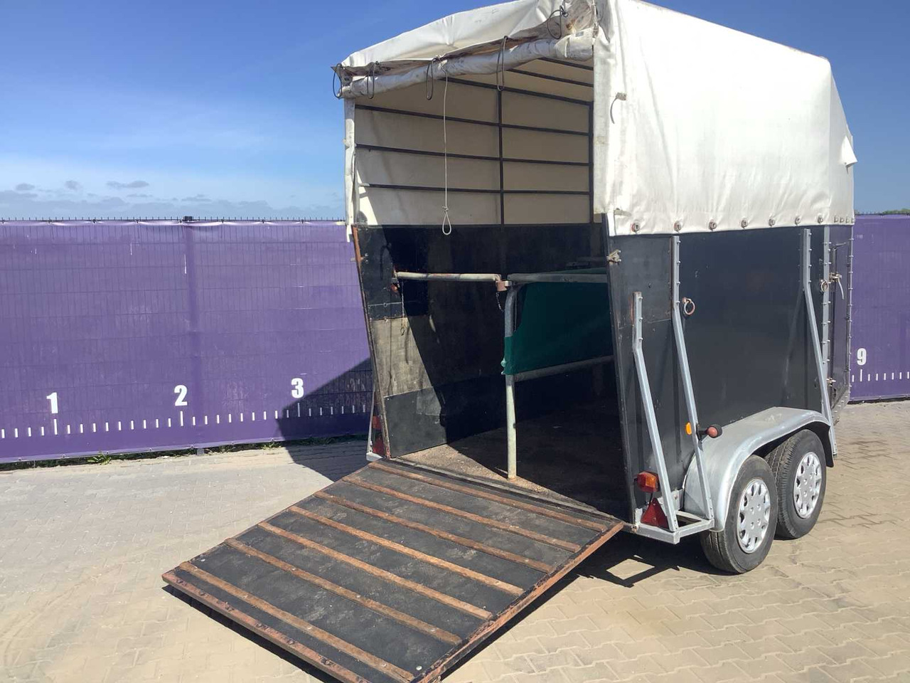 1993 - HOFFMANN - GINDORF - HORSE TRAILER 2-HORSE - Priekaba: foto 5 1993 - HOFFMANN - GINDORF - HORSE TRAILER 2-HORSE - Priekaba: foto 5