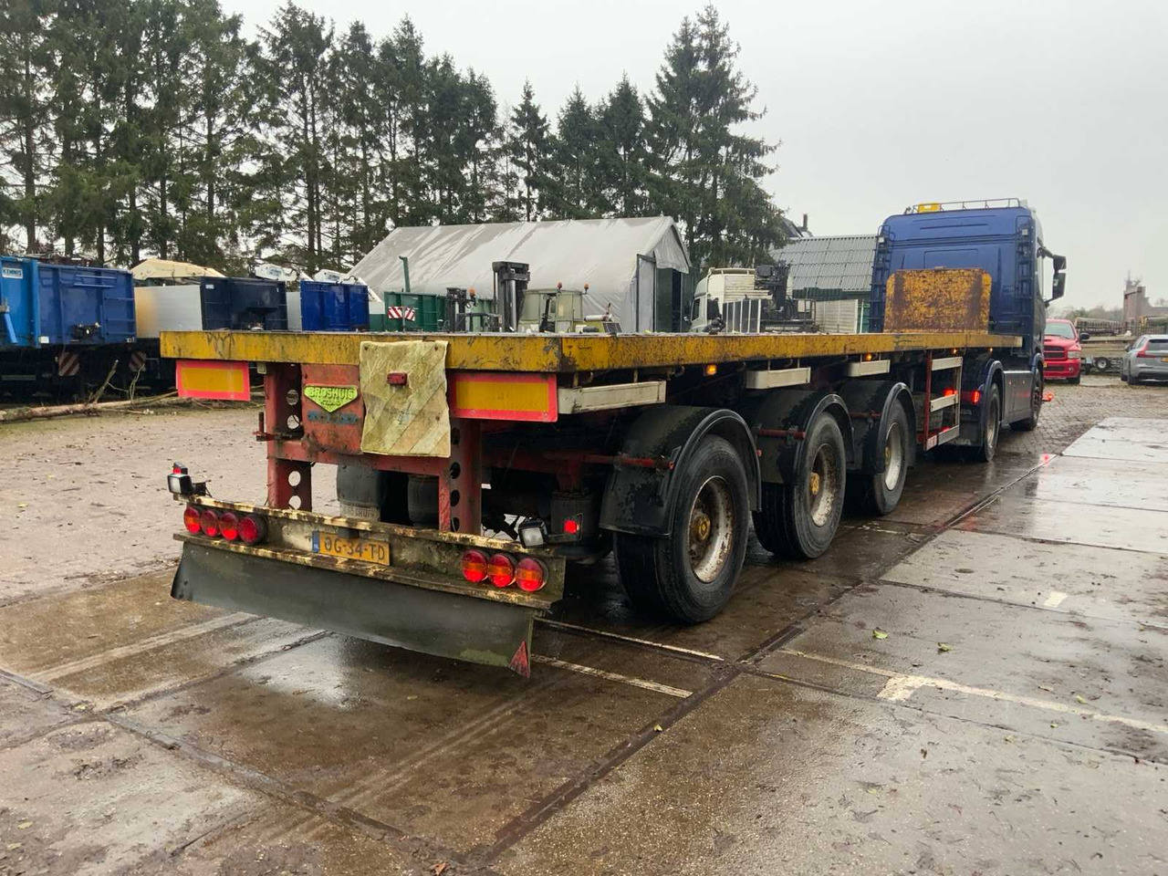 2001 BROSHUIS 3 AOU-48S SEMI-TRAILER - Puspriekabė: foto 1 2001 BROSHUIS 3 AOU-48S SEMI-TRAILER - Puspriekabė: foto 1