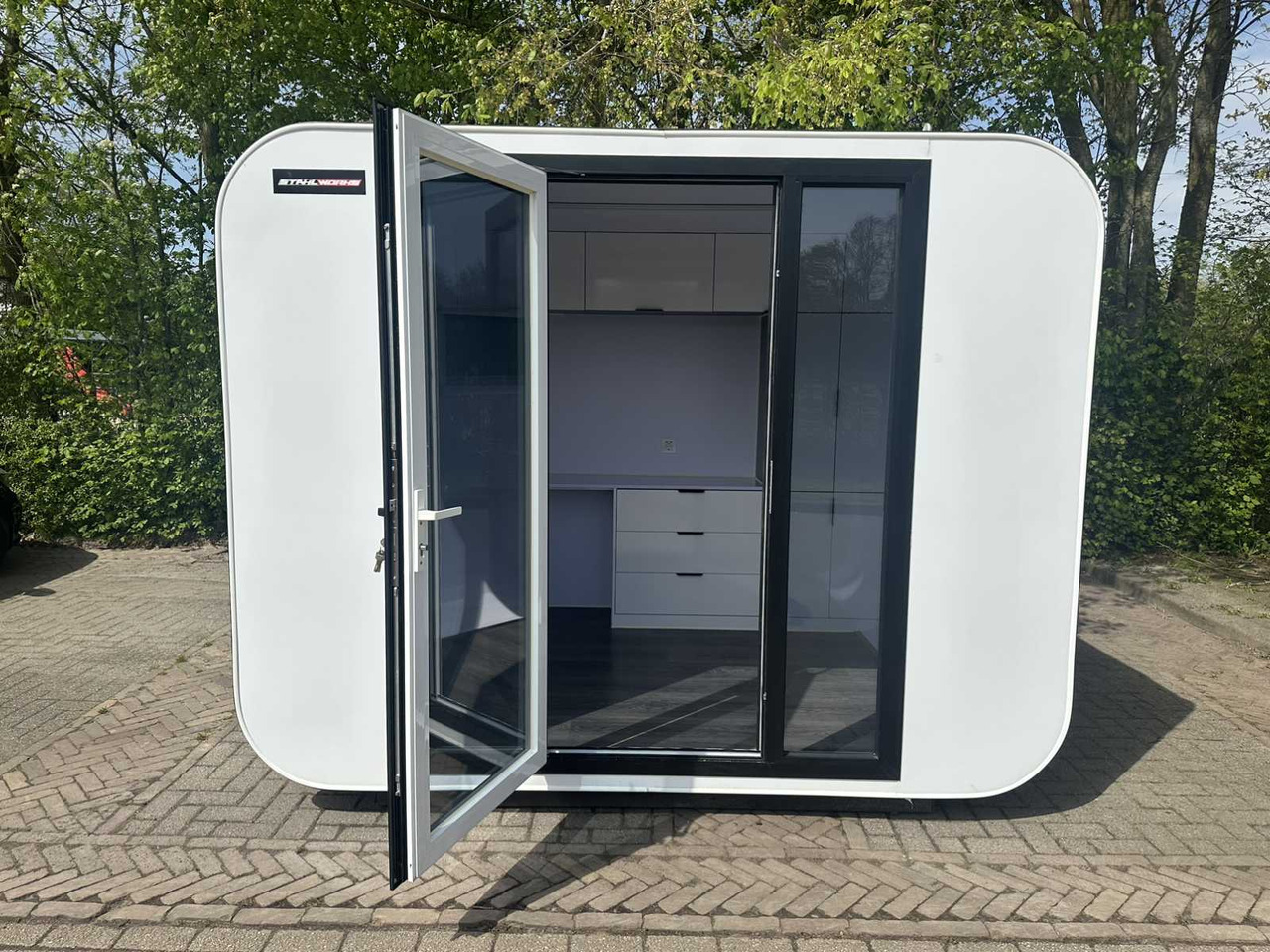 Stahlworks Eco 3000 Wit - Buitinis konteineris: foto 3 Stahlworks Eco 3000 Wit - Buitinis konteineris: foto 3