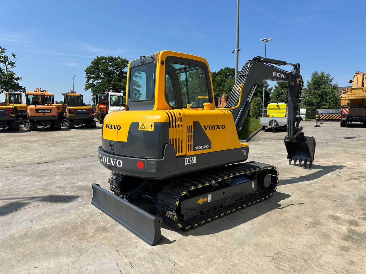 Volvo EC55B - Vikšrinis ekskavatorius: foto 4 Volvo EC55B - Vikšrinis ekskavatorius: foto 4