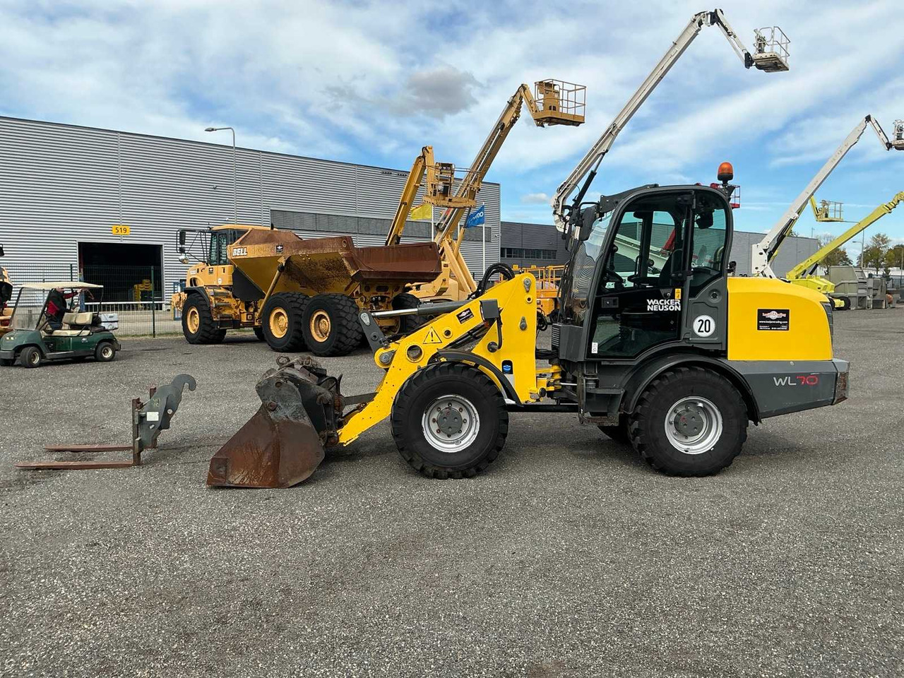 Wacker-Neuson WL70 - Ratinis krautuvas: foto 1 Wacker-Neuson WL70 - Ratinis krautuvas: foto 1
