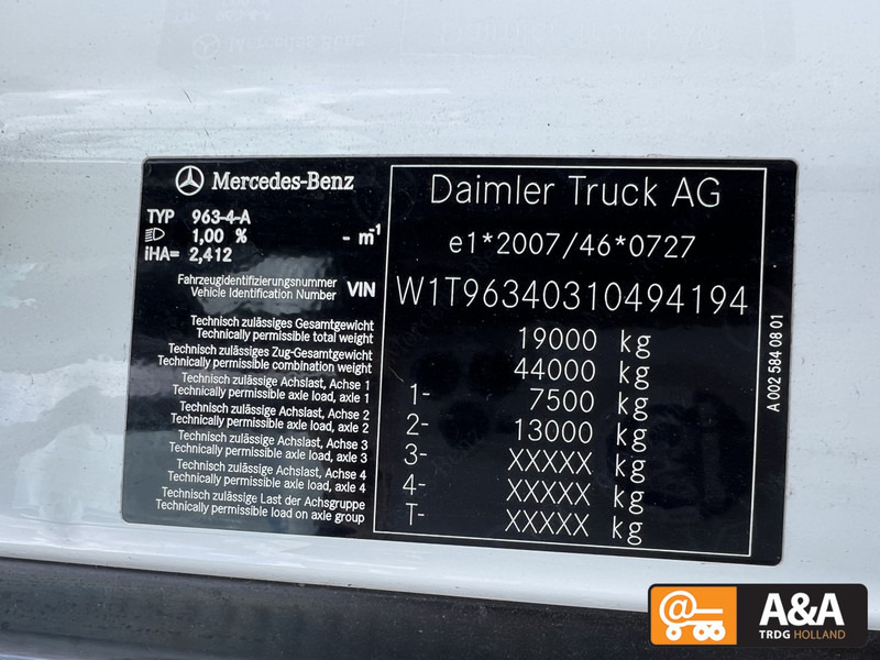Mercedes-Benz ACTROS 1845 LS MP5 MIRRORCAM FRIGO - NEW CONDITION - 2021 - Vilkikas: foto 2 Mercedes-Benz ACTROS 1845 LS MP5 MIRRORCAM FRIGO - NEW CONDITION - 2021 - Vilkikas: foto 2