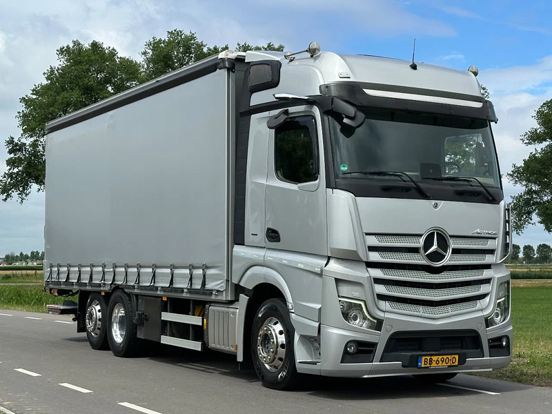 Mercedes-Benz Actros ACTROS 2545LL EURO6. 2021. Schuifzeil Bakwagen met Laadklep. - Tentinis sunkvežimis: foto 2 Mercedes-Benz Actros ACTROS 2545LL EURO6. 2021. Schuifzeil Bakwagen met Laadklep. - Tentinis sunkvežimis: foto 2