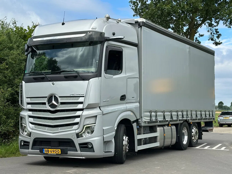 Mercedes-Benz Actros ACTROS 2545LL EURO6. 2021. Schuifzeil Bakwagen met Laadklep. - Tentinis sunkvežimis: foto 1 Mercedes-Benz Actros ACTROS 2545LL EURO6. 2021. Schuifzeil Bakwagen met Laadklep. - Tentinis sunkvežimis: foto 1