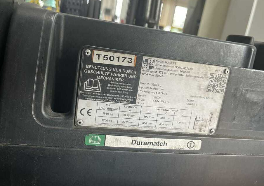Hyster H2.0FTS - Dujinis krautuvas: foto 3 Hyster H2.0FTS - Dujinis krautuvas: foto 3