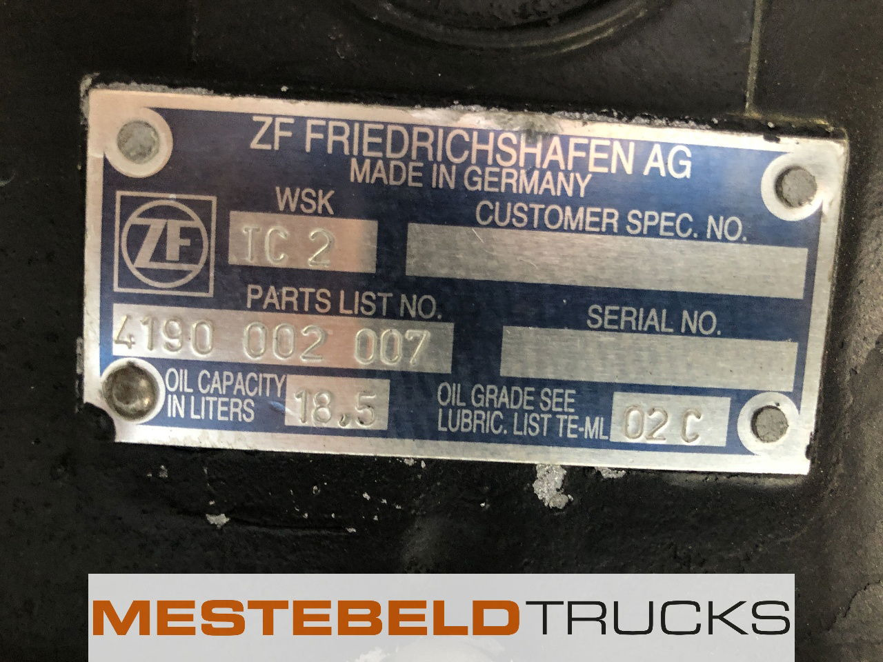 MAN WSK 440 + RE - Sankaba ir dalys - Sunkvežimis: foto 5 MAN WSK 440 + RE - Sankaba ir dalys - Sunkvežimis: foto 5