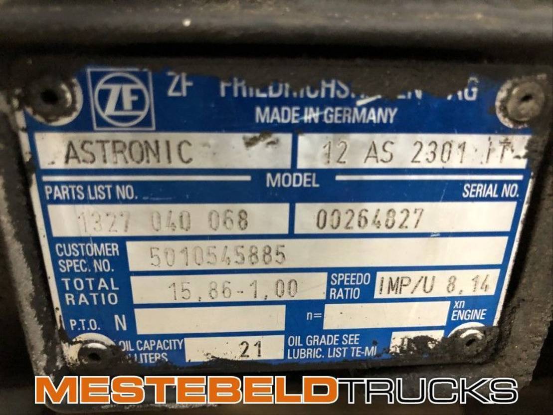 Renault Versnellingsbak 12 AS 2301 DD+IT - Pavarų dėžė - Sunkvežimis: foto 5 Renault Versnellingsbak 12 AS 2301 DD+IT - Pavarų dėžė - Sunkvežimis: foto 5