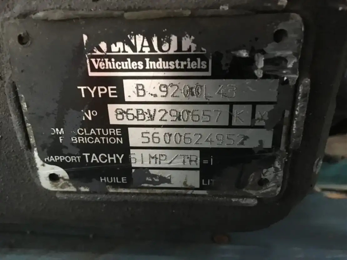 Renault Versnellingsbak B9 Premium - Pavarų dėžė ir dalys - Sunkvežimis: foto 3 Renault Versnellingsbak B9 Premium - Pavarų dėžė ir dalys - Sunkvežimis: foto 3