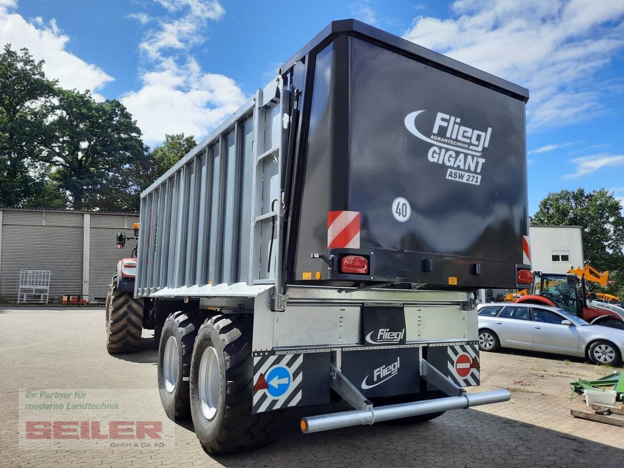 Fliegl ASW 271 C FOX Lenkachse 26,5" 35m³ - Priekaba rinktuvė: foto 4 Fliegl ASW 271 C FOX Lenkachse 26,5" 35m³ - Priekaba rinktuvė: foto 4